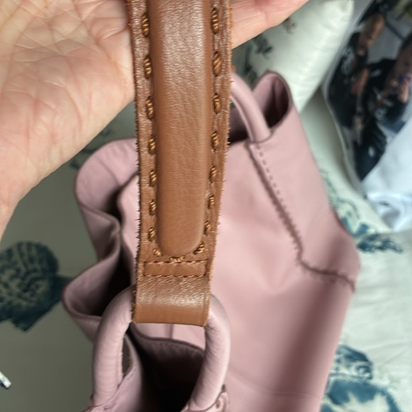 Elegant Pink Leather Los Feliz SAK Bag - Picture 4 of 7